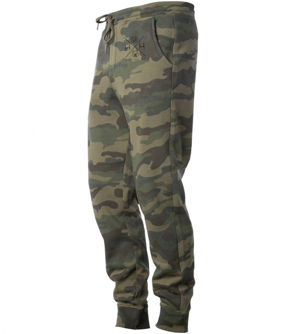 Mens Camo Green Jogger