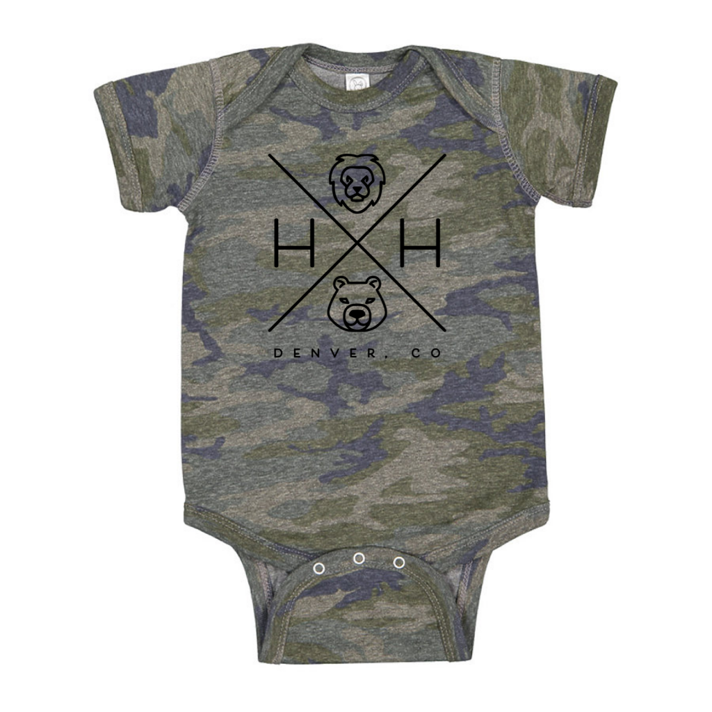 H+H Infant Short Sleeve Bodysuit - Harper + Hudson