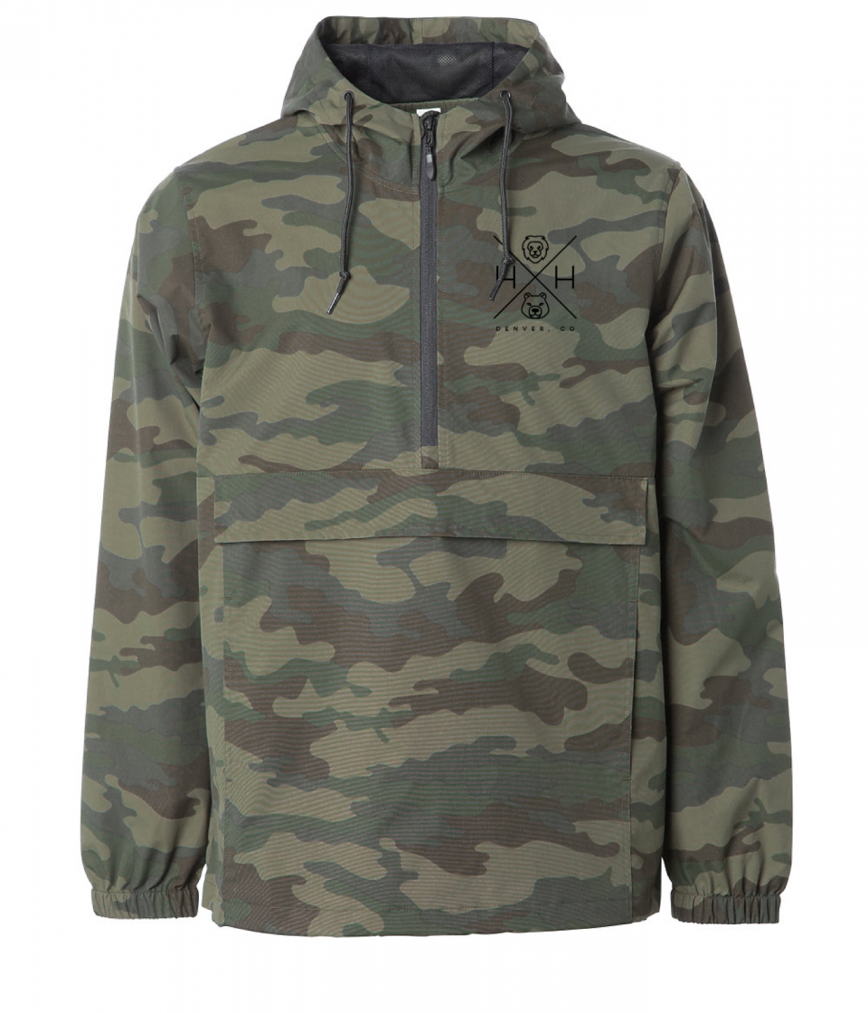 Camo Windbreaker