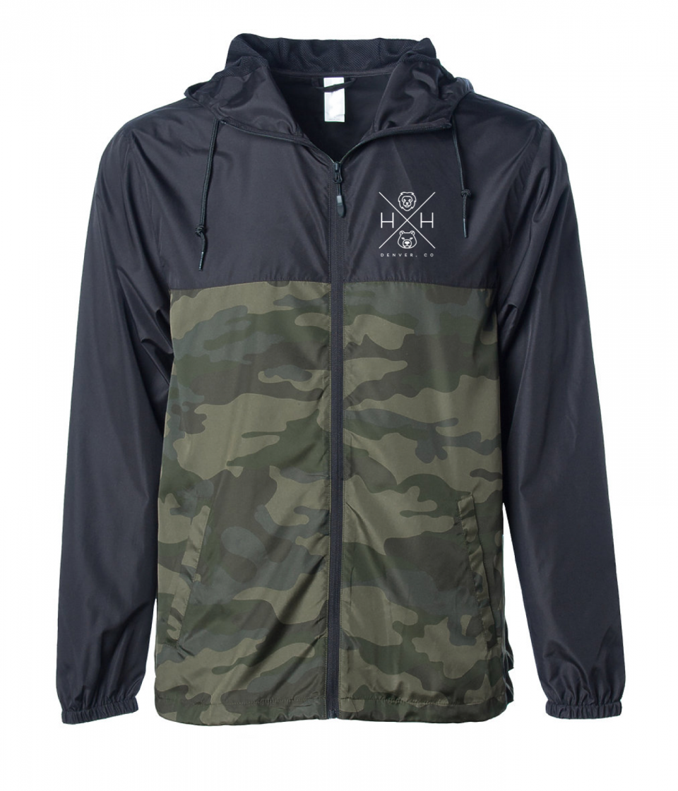 Lightweight Camo Windbreaker