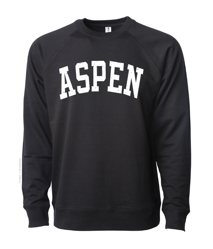 Aspen Crew Sweatshirt Black