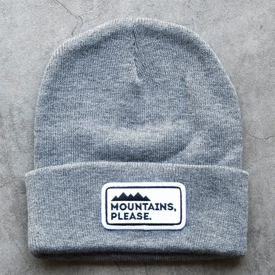 MOUNTAINS PLEASE | CLASSIC CUFFED BEANIE
