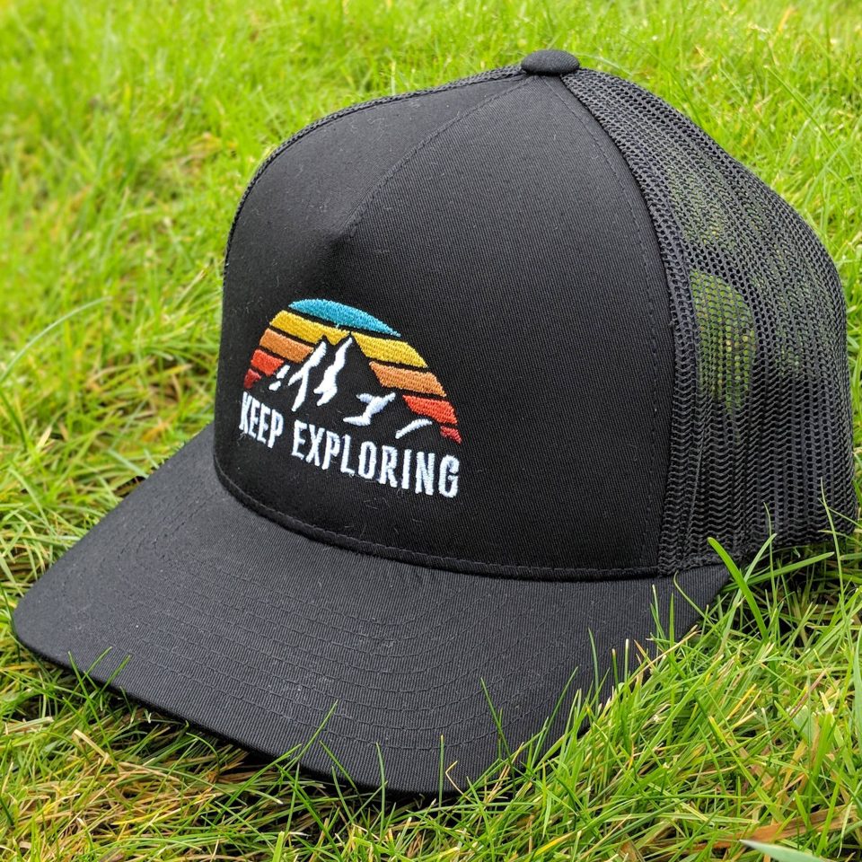 KEEP EXPLORING | CURVED BILL TRUCKER CAP
