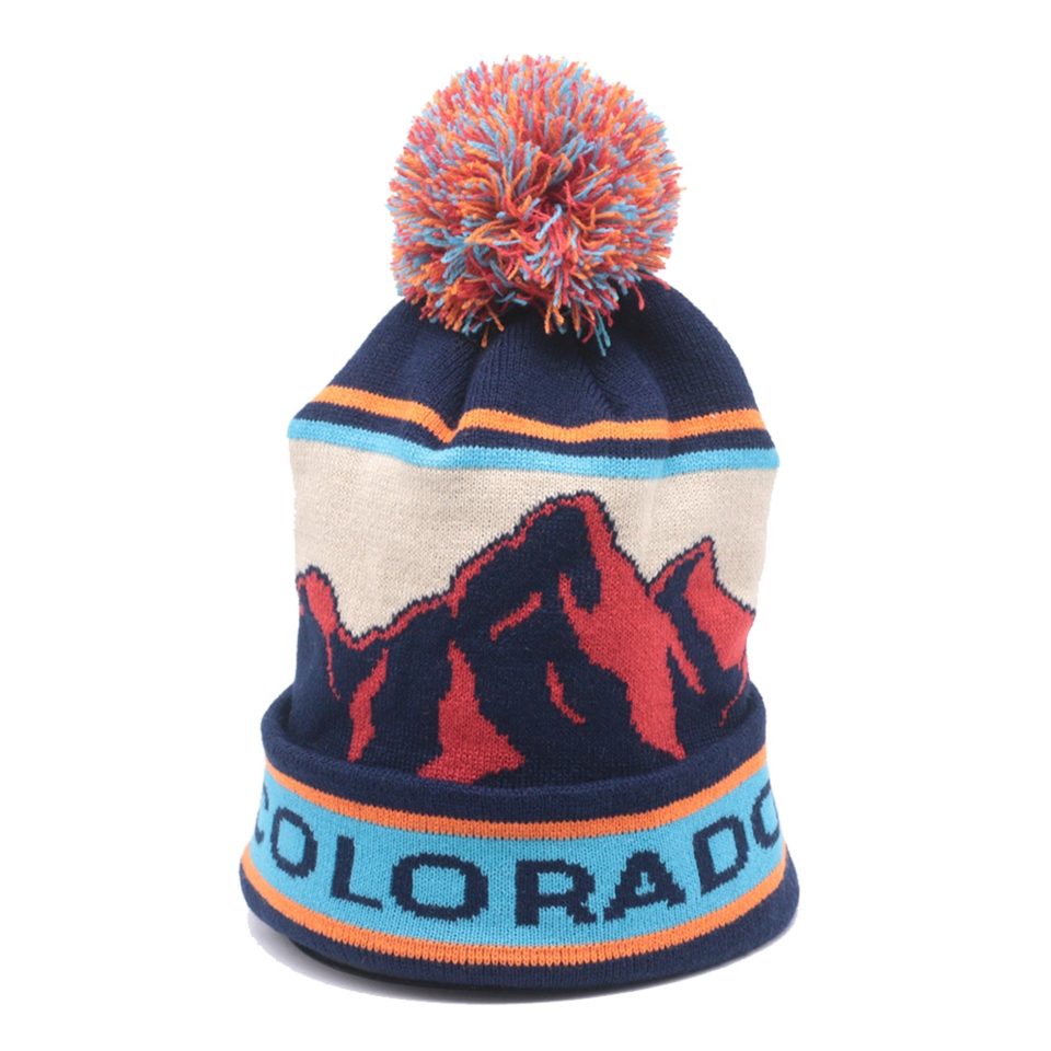 Colorado Mountain Peaks Beanie