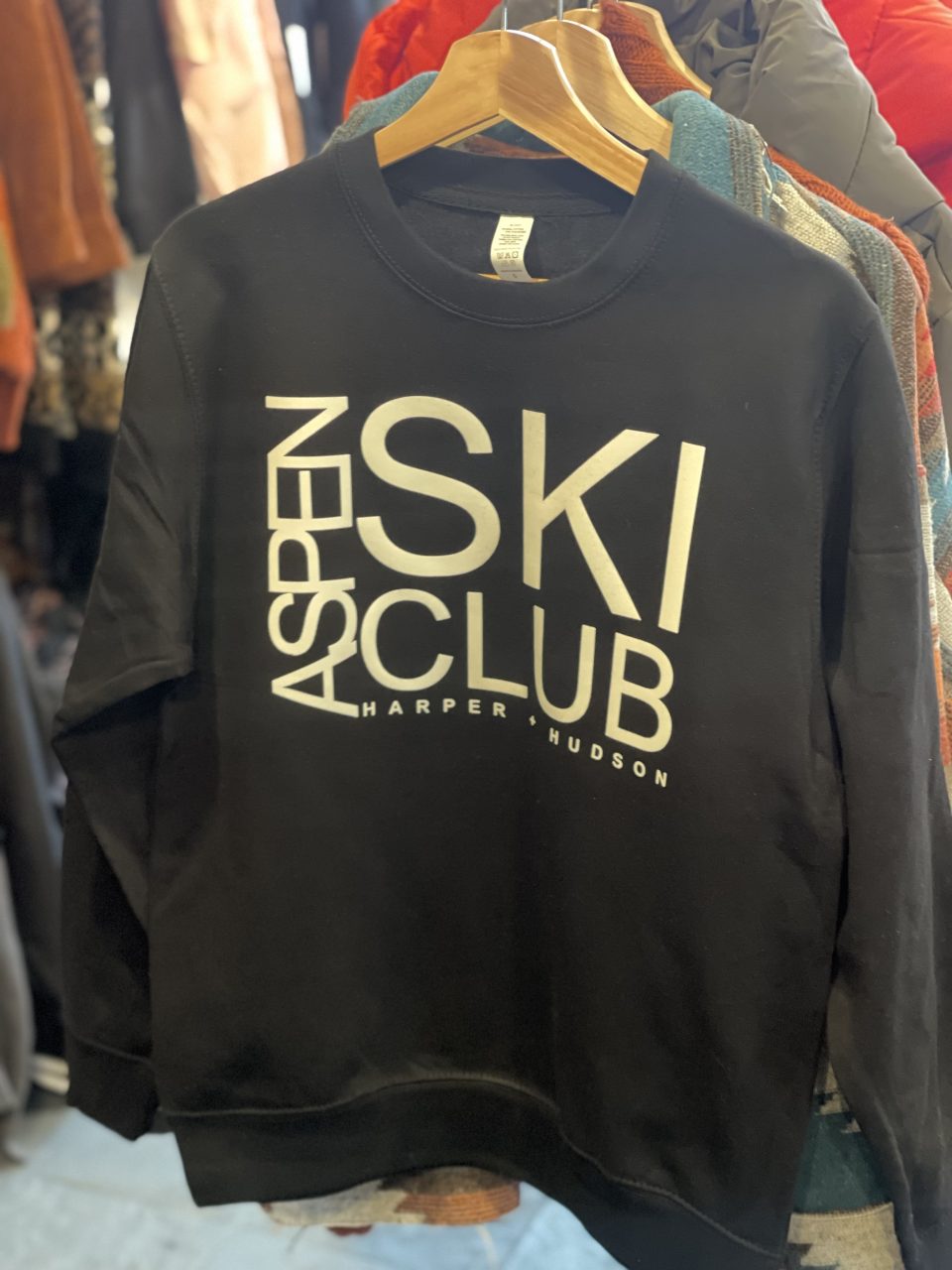 Aspen Ski Club crew sweatshirt