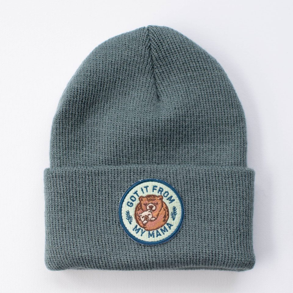 Got It From My Mama Infant/Toddler Beanie Spruce