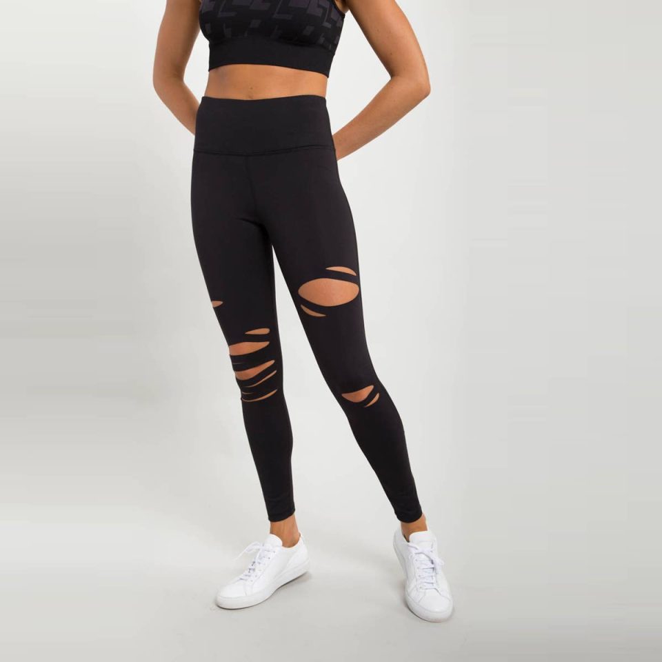 Laser Cut Highwaist Leggings