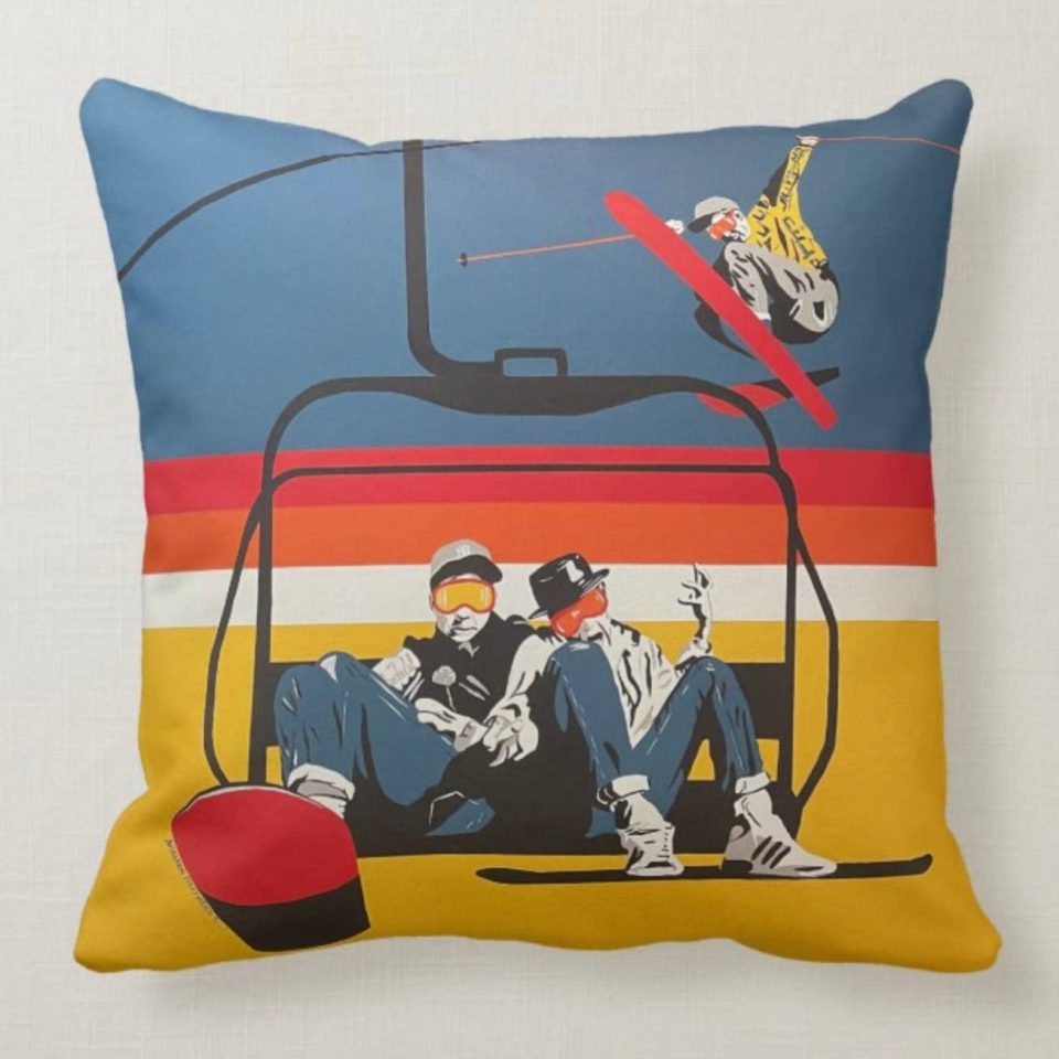 Beasties Skiing Pillow