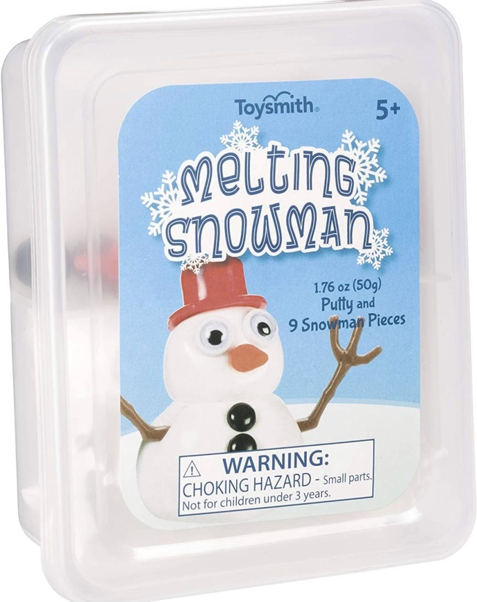 Melting Snowman Putty/Slime Kit, Reusable, Christmas, Winter