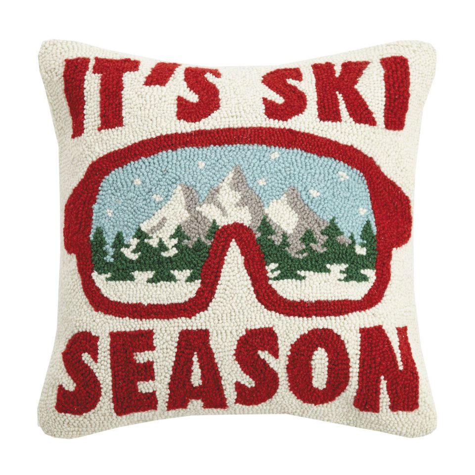 It's Ski Season Hook Pillow