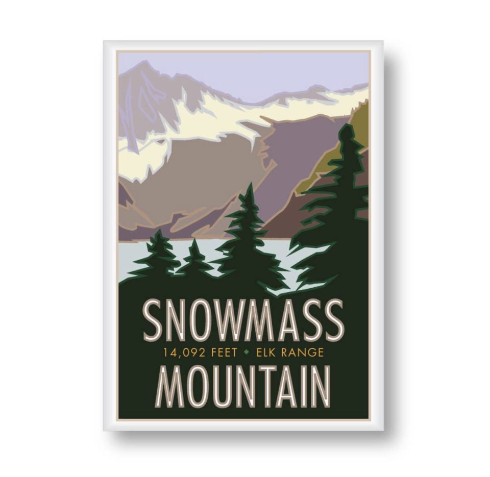 Snowmass Mountain Magnet