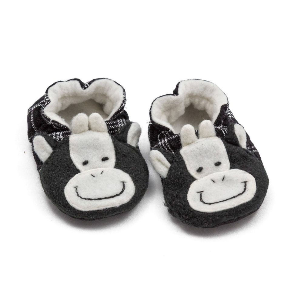 Cow Baby Booties