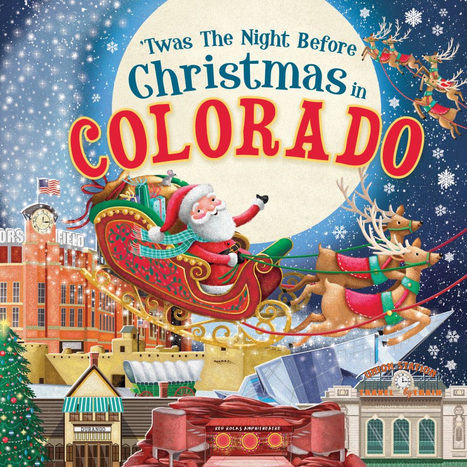 'Twas the Night Before Christmas in Colorado Hardcover Book