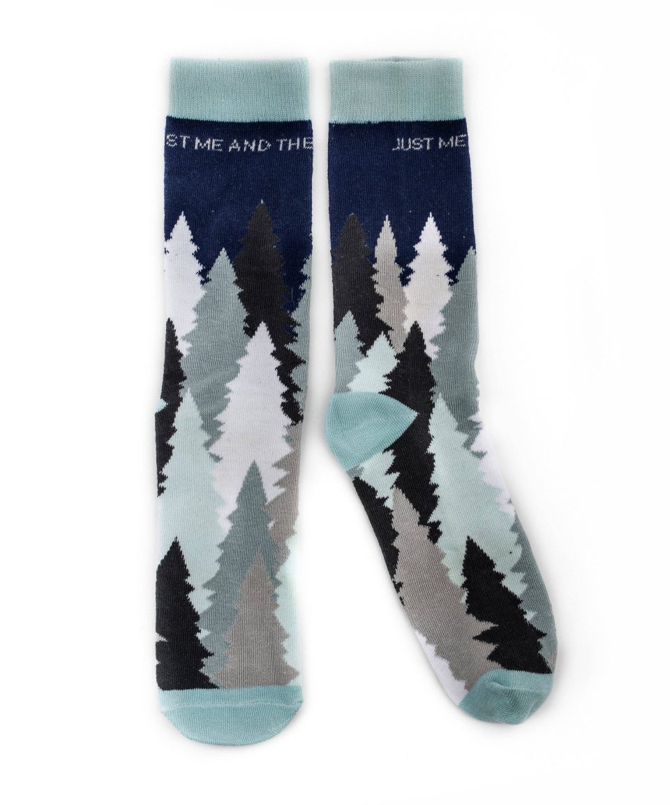 Just Me & The Trees Blue Dress Socks