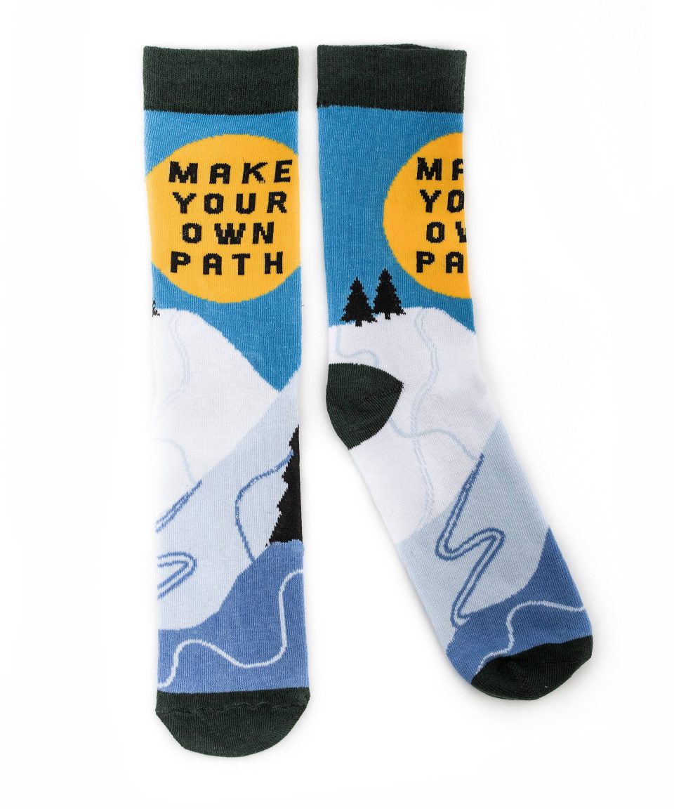 Make Your Own Path Dress Socks