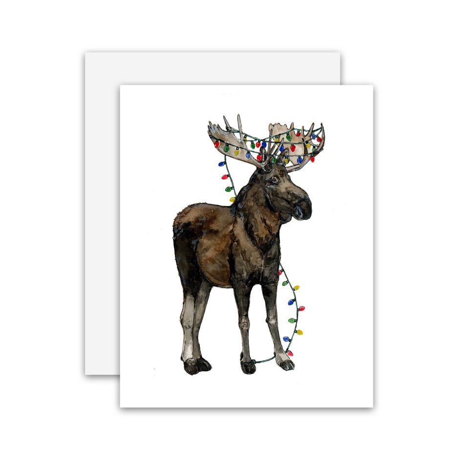 Christmas Moose Card