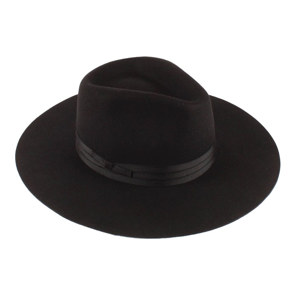 Wool Fedora Black