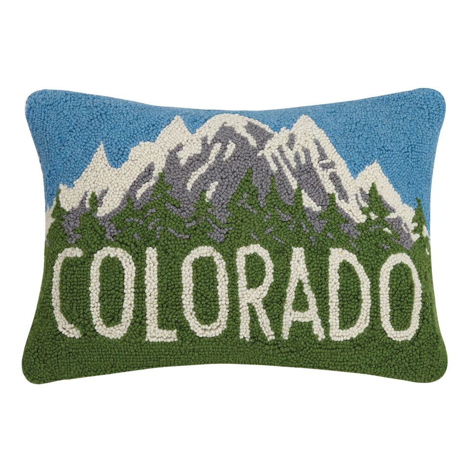 COLORADO MOUNTAINS HOOK PILLOW