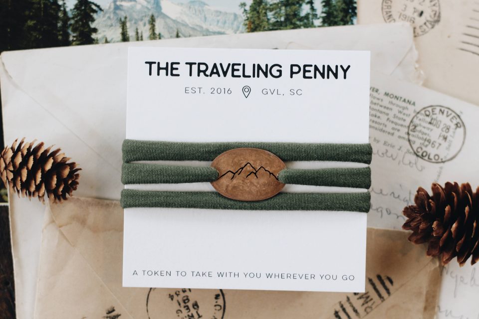 Mountain Range Cloth Wrap Bracelet
