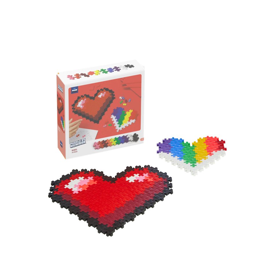 Hearts Puzzle by Number