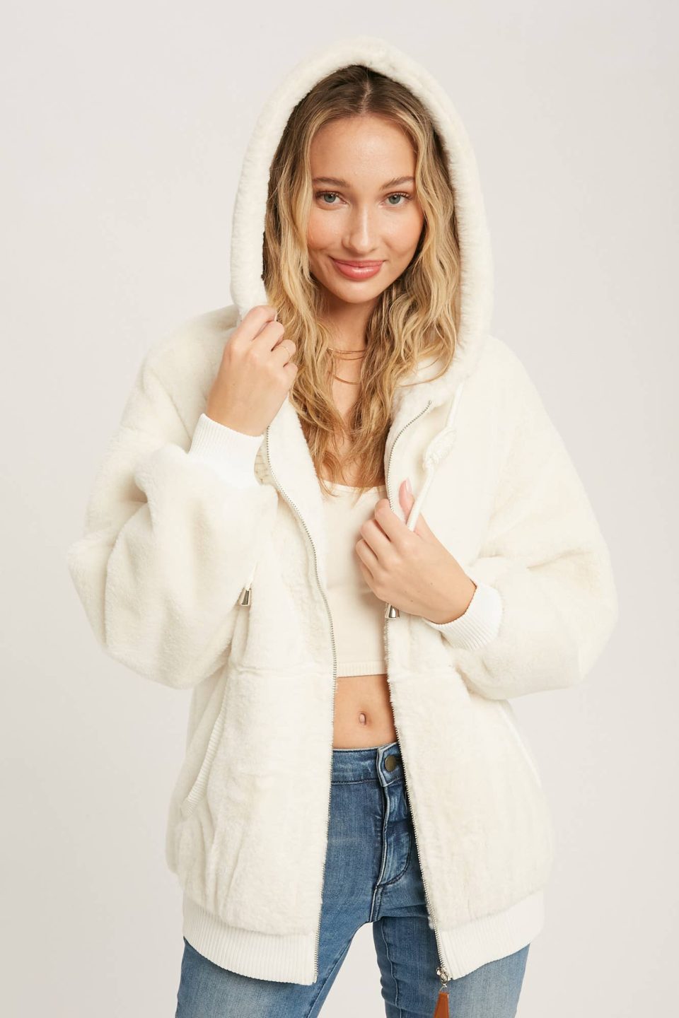 Fur Hoodie Jacket