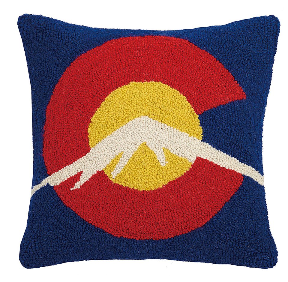 C FOR COLORADO HOOK PILLOW