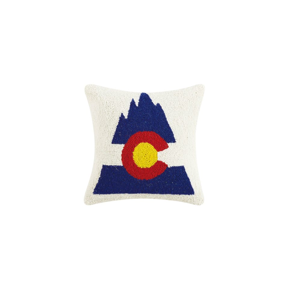 Colorado Mountain Hook Pillow
