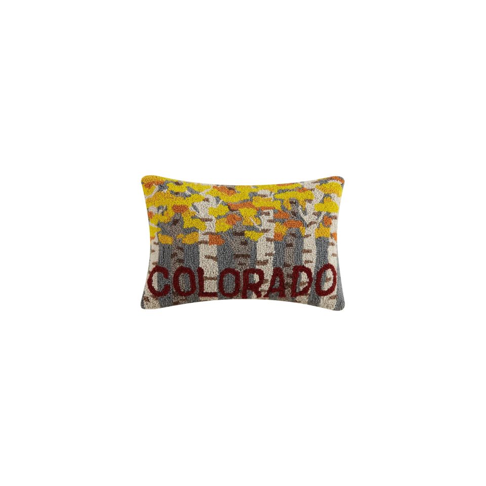 Colorado Aspen Trees Hook Pillow