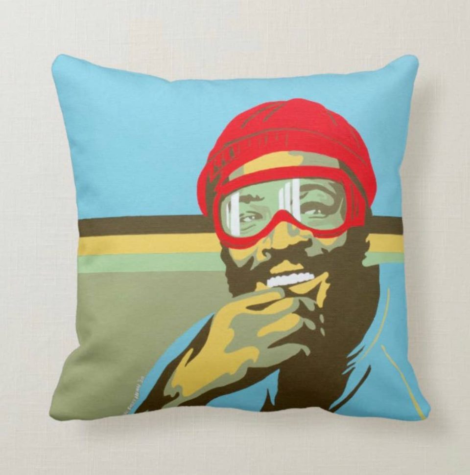 Marvin Skiing Pillow