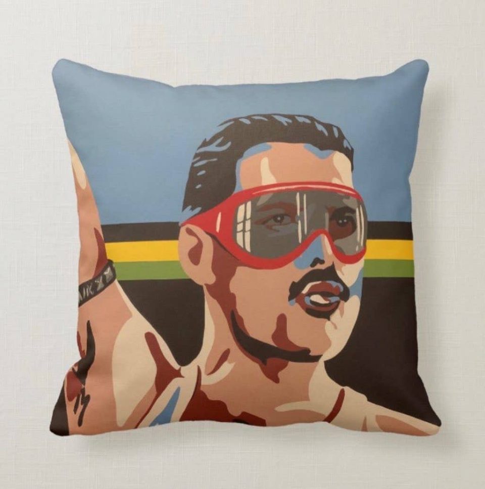 Freddie Skiing Pillow