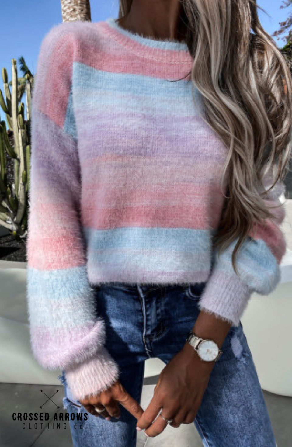 Rainbow Cozy Sweater